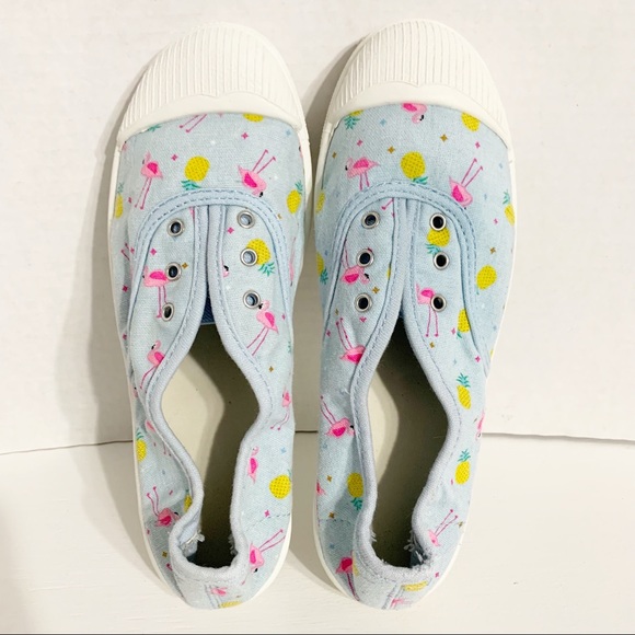 Sonoma Twister Bird Canvas Slip On Sneakers Flamingos and Pineapples Toe Cap🦩🍍 - Picture 6 of 10